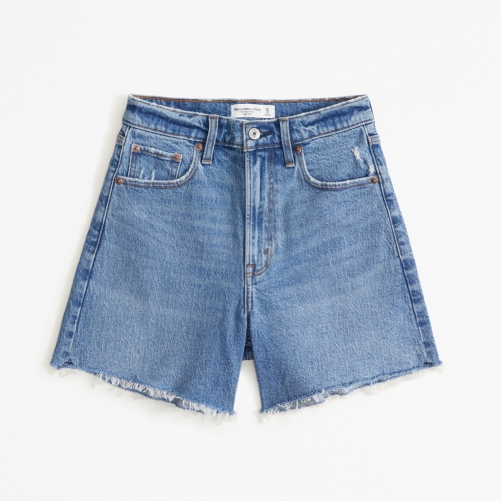 Abercrombie high rise dad shorts in medium - Picture 6 of 7